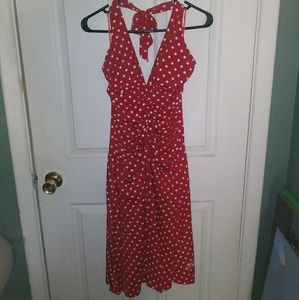 3 for $20 Sexy Polka Dot Halter Dress